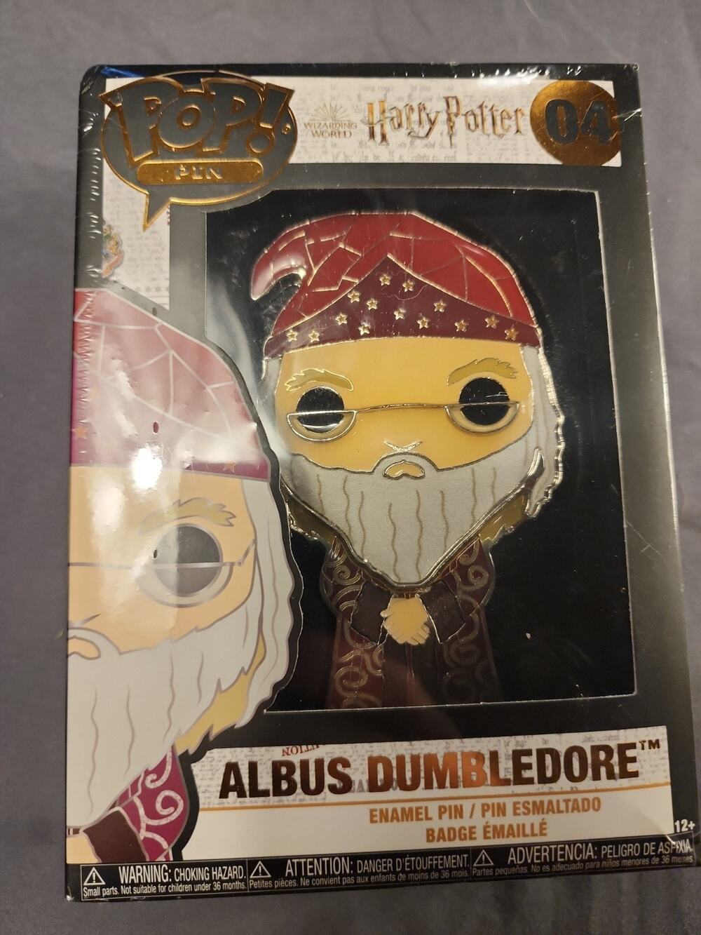 Funko Pop! 4" Pin - Harry Potter - Albus Dumbledore - Brand New & Factory Sealed